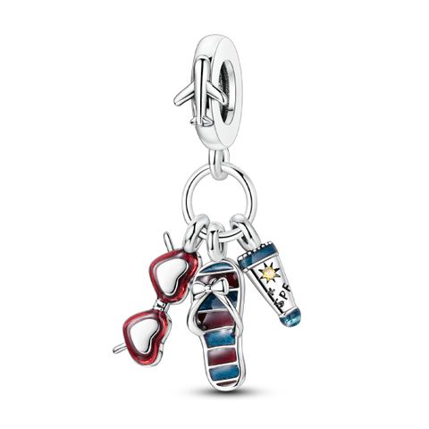 Mula Noël européen, pendentif en argent sterling 925, kit de protection solaire personnalisable, convient aux bracelets pour femmes, bijoux