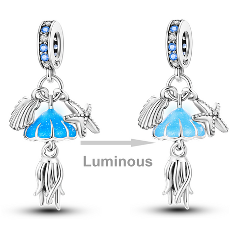 Luminous Jellyfish Pendant