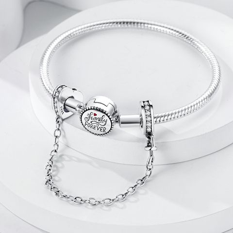 Cadena de seguridad de corazón simple