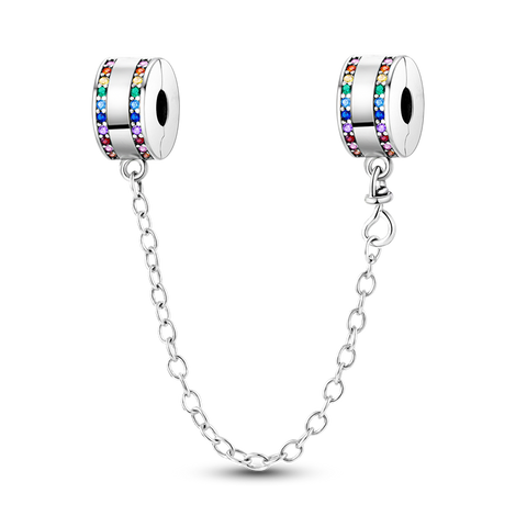 Cadena de seguridad de circonio de color