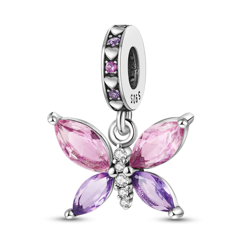Glass Butterfly Dangle