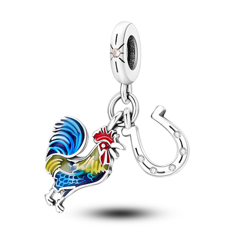 Rooster Crowd Pendant