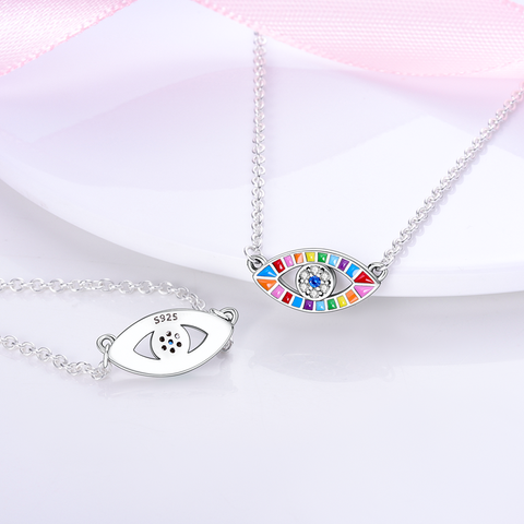 Collier Oeil de Diable Coloré