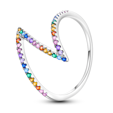 Simple Colored Zirconium Ring