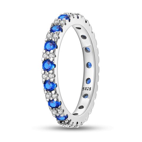 Brilliant Royal Blue Zircon Ring