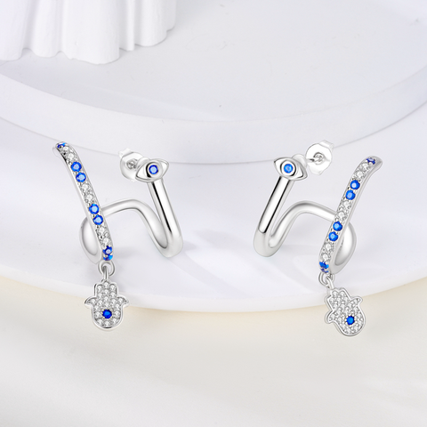 Shining Guard Double Layer Ear Studs