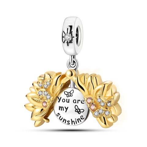 Open and Close Sunflower Charm