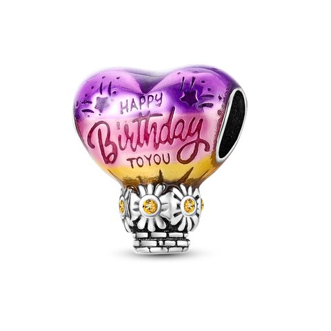 Herz Ballon Perlen Geburtstag Blumenkorb Perlen