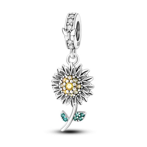 Sterling Silver Sunflower Pendant