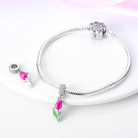 Colgante Tulipán Rosa