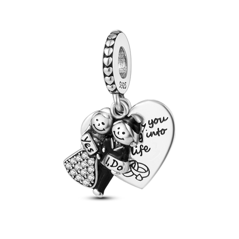 Wedding Bridegroom Bride Dangle