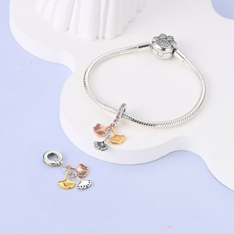 Ginkgo Biloba Leaf Charm