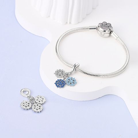 Love Winter Snowflake Charm