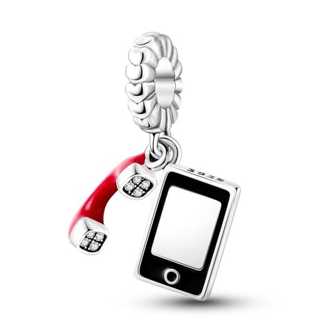 Colgante de teléfono con cable