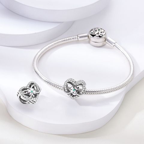 Heart Infinity Clover Charm Bead