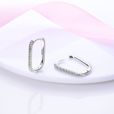 U Shaped Snake Earrings