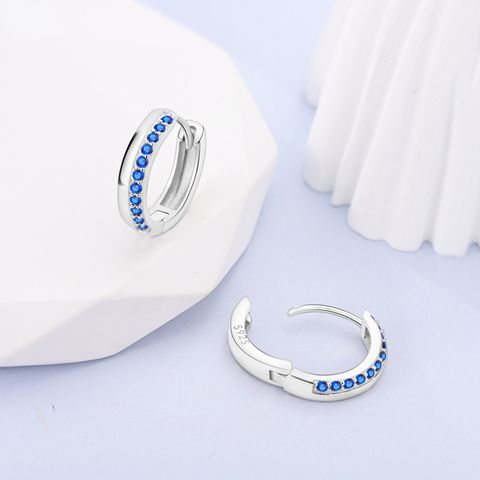 Stapled Royal Blue Earrings