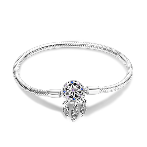 Traumfänger-Schlange-Knochen-Armband