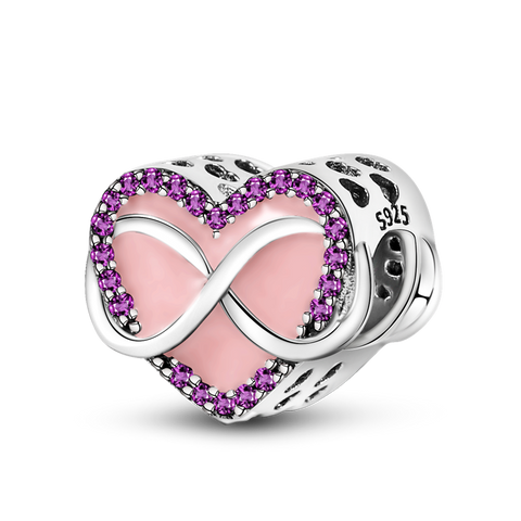 Forever Symbol Heart Shape Beads