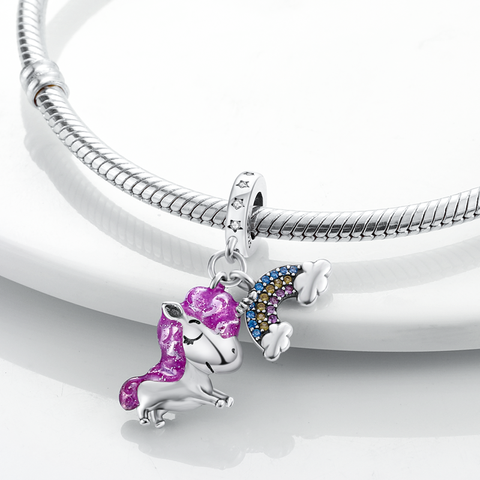 Unicorn Rainbow Dangle Charms