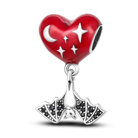 Moon Star Heart Shape Bead