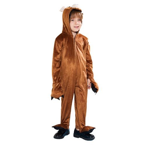 Eraspooky Boy’s Brown Bear Costume Halloween Pajama Animal Onesie Kids Anime Onesies