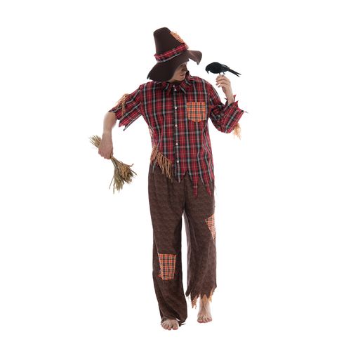 EraSpooky Halloween Men's Zombie Scarecrow Costume