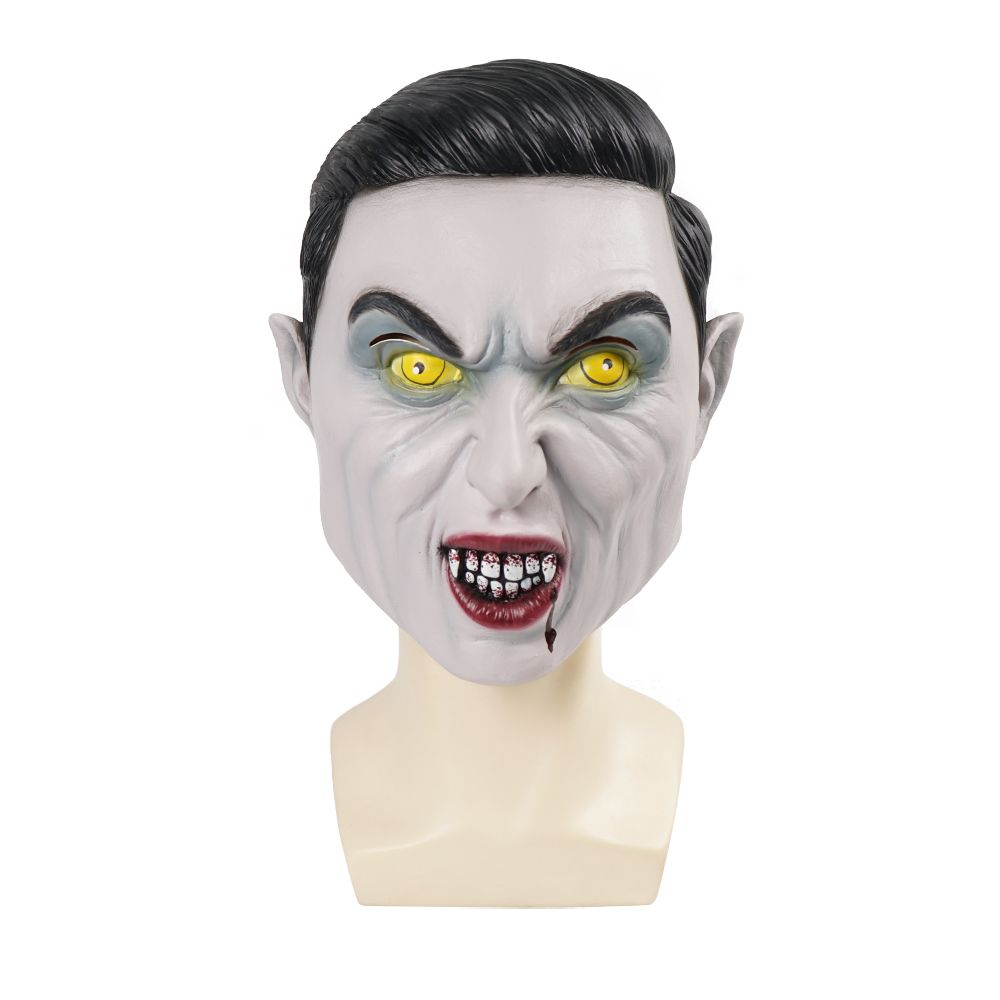 EraSpooky Vampir-Maske für Männer, Halloween-Kostüm, Neuheit, Vollkopf-Latexmasken