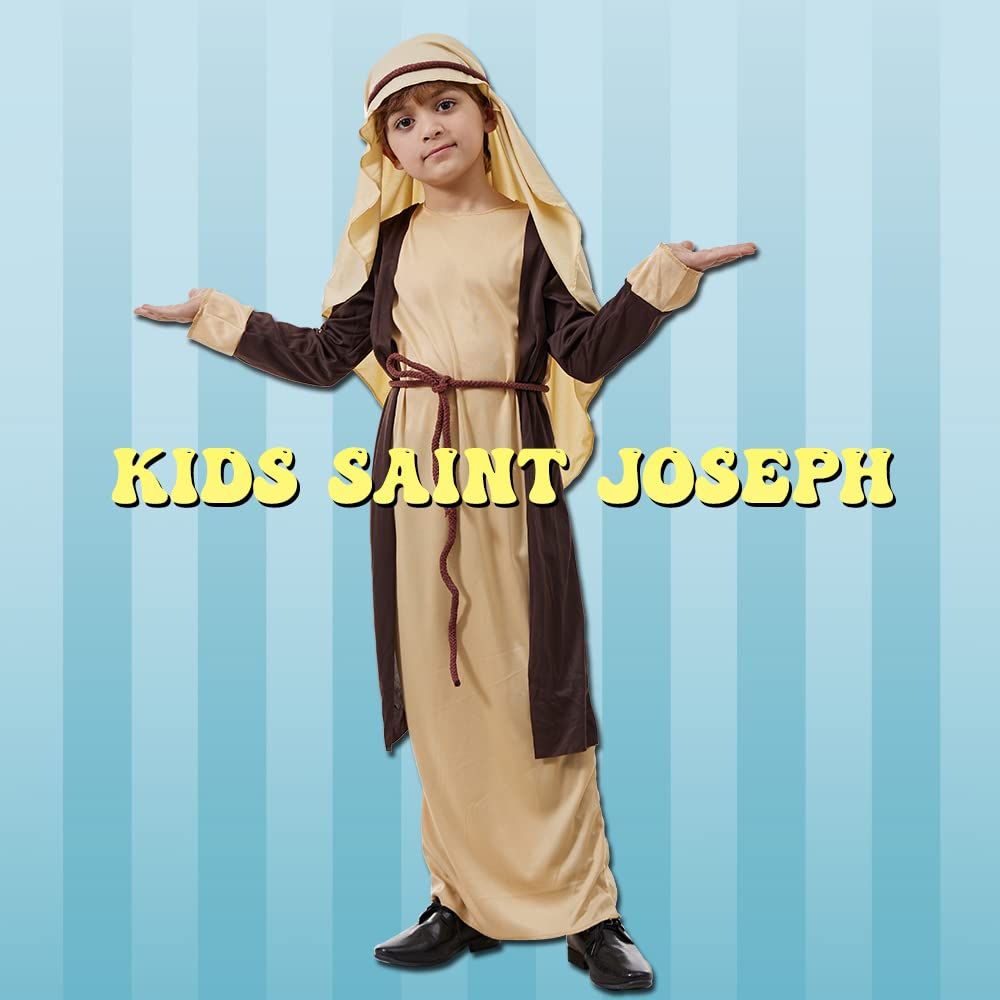 EraSpooky Saint Joseph Boys Costume Enfants Déguisement Religieux Biblique