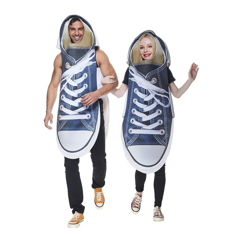 EraSpooky Adult Sneaker Costume Funny Halloween Couples Shoes Outfits