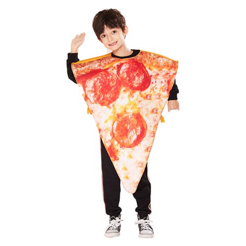 Déguisement d'Halloween Tranche de pizza pour enfant Eraspooky, taille unique