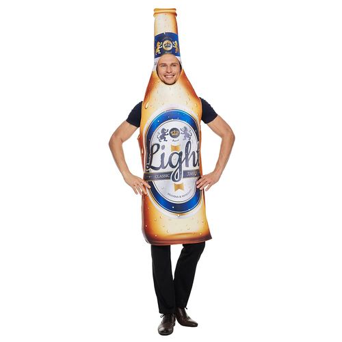 Eraspooky Halloween Adult Beer Bottle Costumes for Couple Women Funny Food Costume Oktoberfest Onesie Costumes for Men