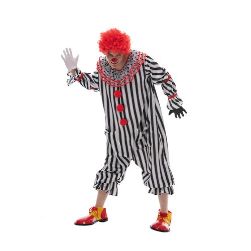 EraSpooky Costume d'Halloween de clown effrayant pour homme