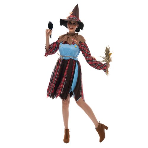 EraSpooky Halloween Women's Zombie Scarecrow Costume