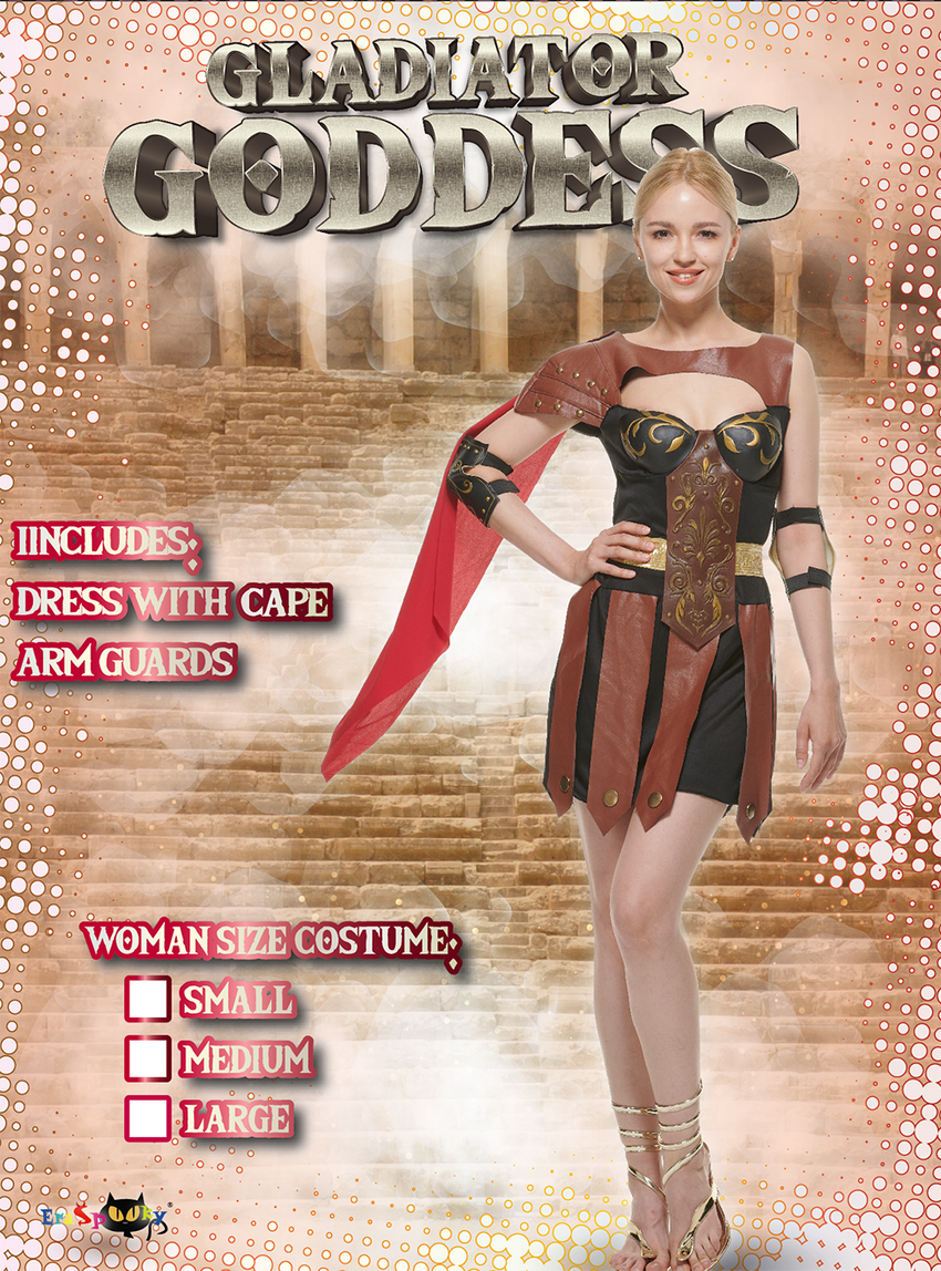 Gladiator costume outlet women