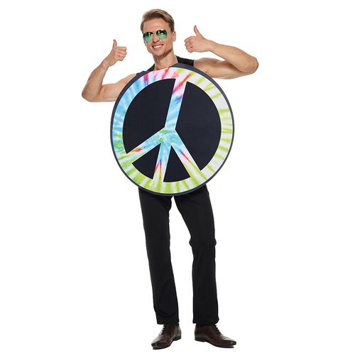 Eraspooky Adult's Hippie Peace and Love Costume