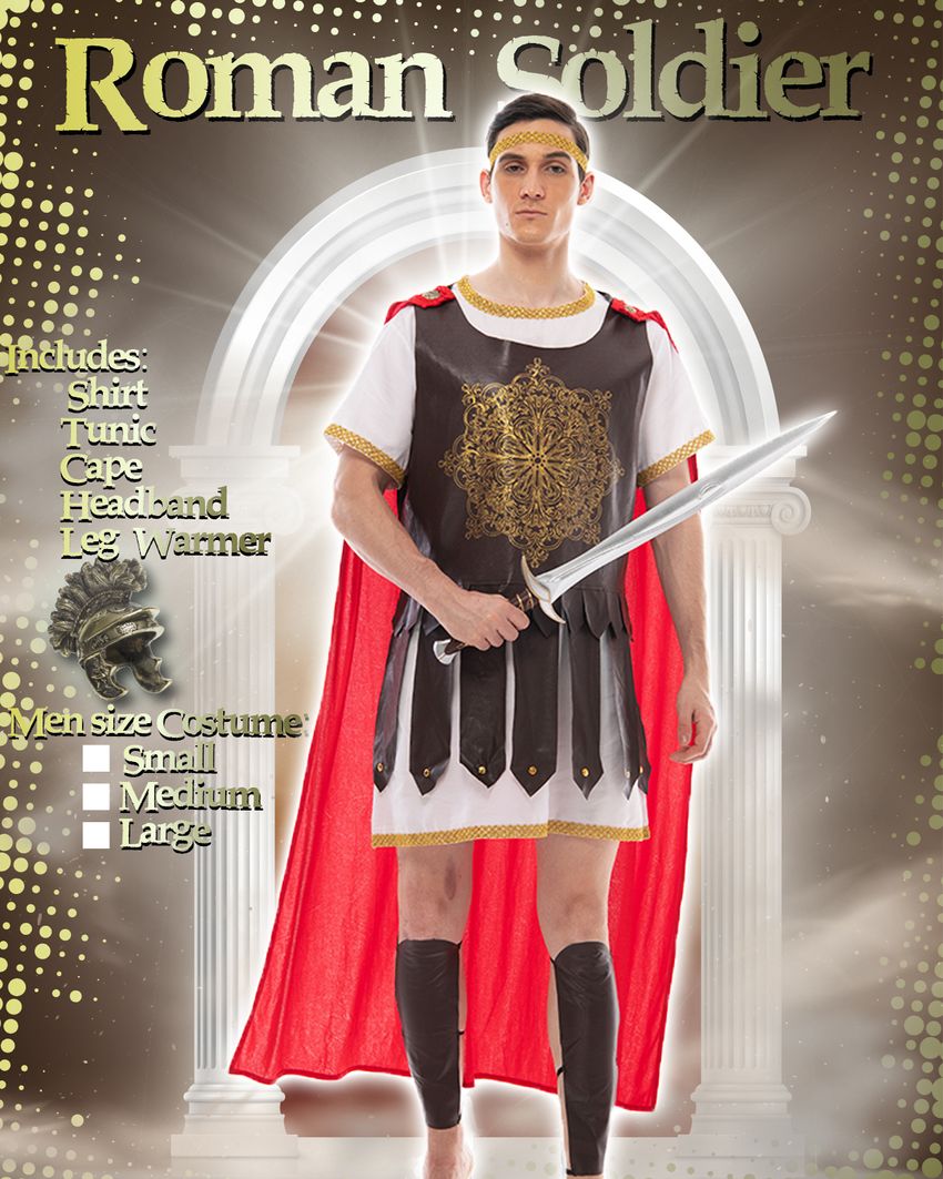 Roman soldier dress outlet up