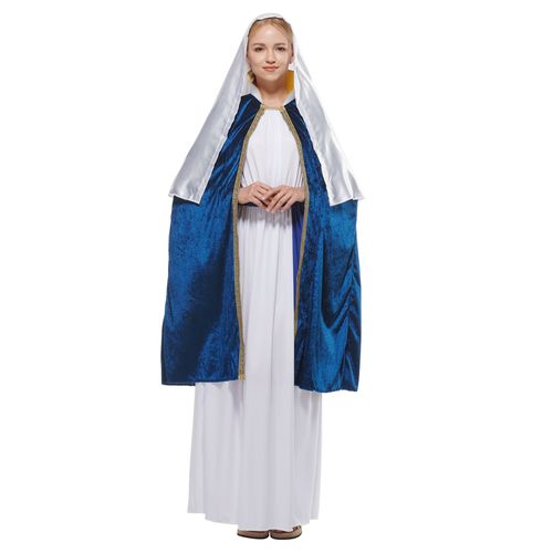 Eraspooky Femmes Vierge Marie Costume Biblique Robe