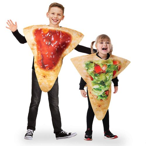 EraSpooky Kid's Halloween Costume Tortilla Chips Food Mascot Toddler Boys Girls, Onesize