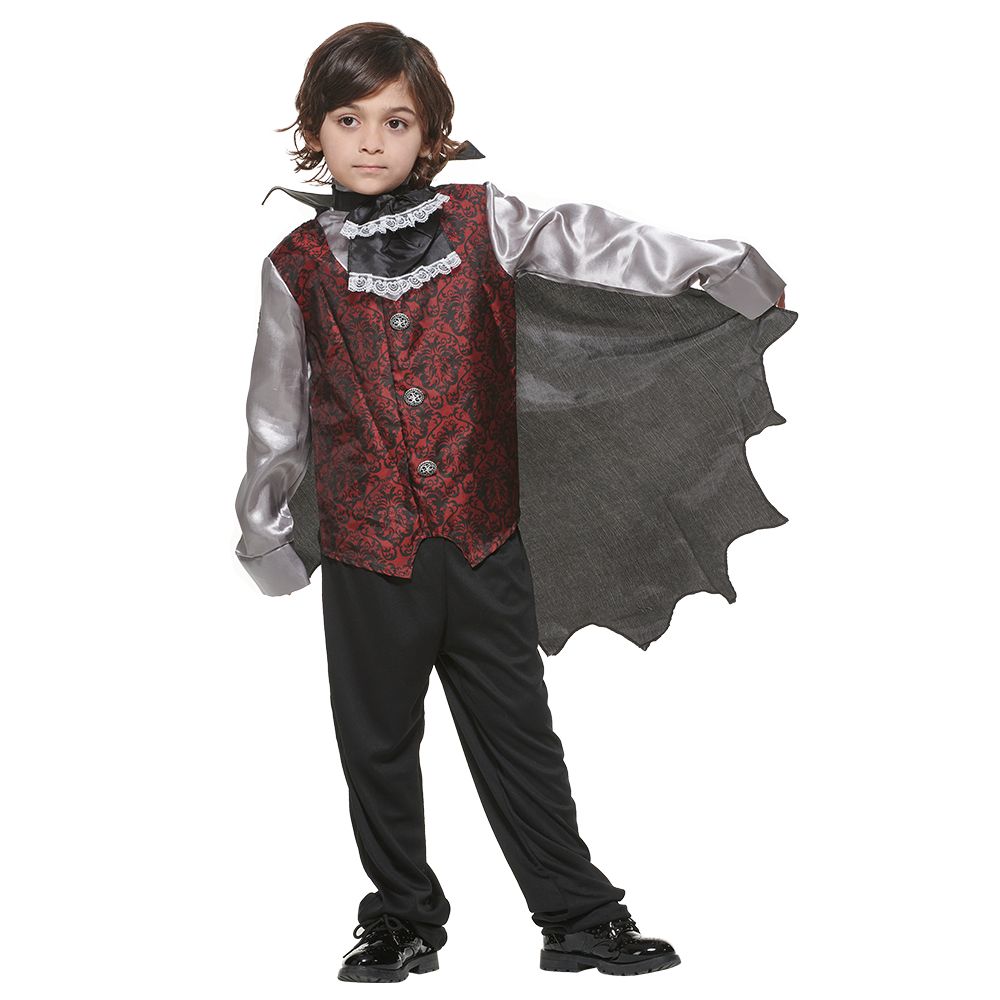EraSpooky Boys Vampiro Disfraz de Halloween Camisa