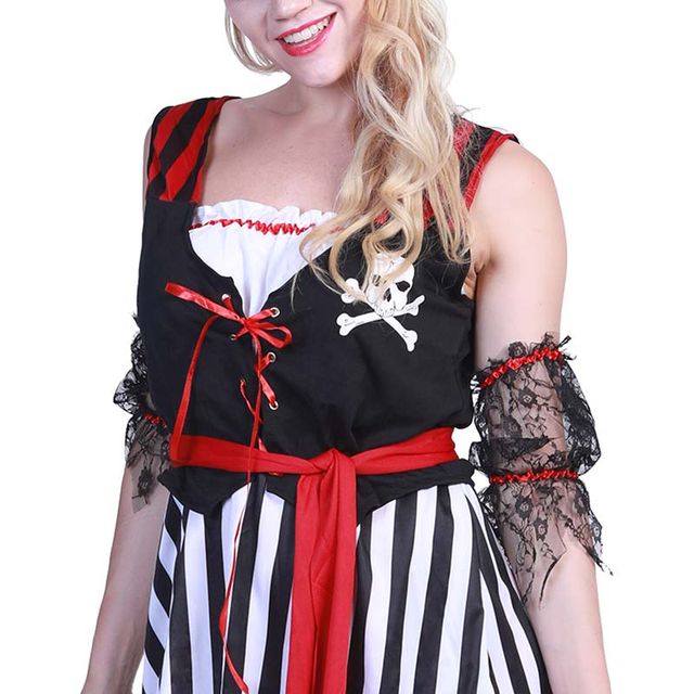 Disfraz de Vestido Pirata para mujer adulta