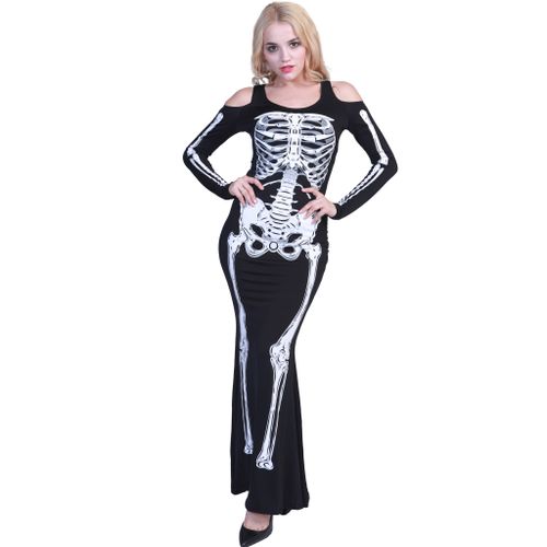EraSpooky Women's Halloween Skeleton Zombie Costume