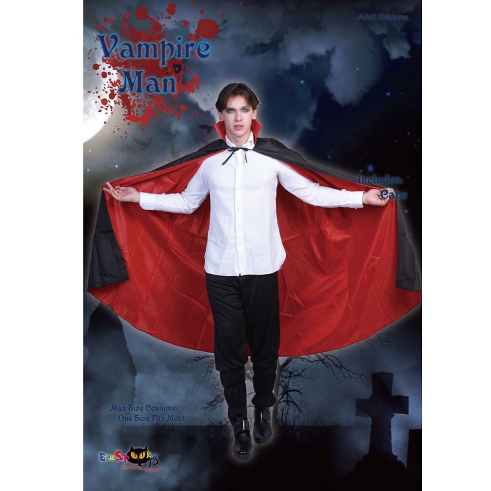 Capa de vampiro de Halloween para adulto EraSpooky