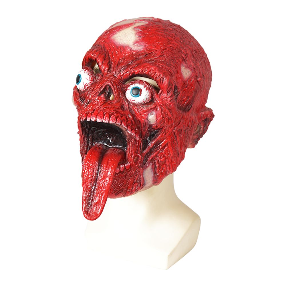 Eraspooky Gruselige Zombie-Maske Halloween Blutige realistische Vollkopf-Gesichtsmasken, Erwachsenengröße