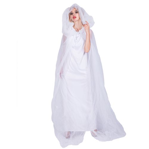 EraSpooky Phantom Woman Halloween Fantôme Adulte Costume Haunter Robe de Soirée
