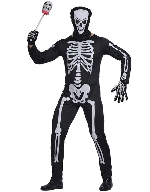 EraSpooky Men Skeleton Halloween Costume