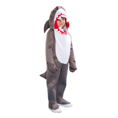 Eraspooky Boy’s Shark Costume Halloween Kids Sea Animal Suit Onesie Shark Tail Fin Dress