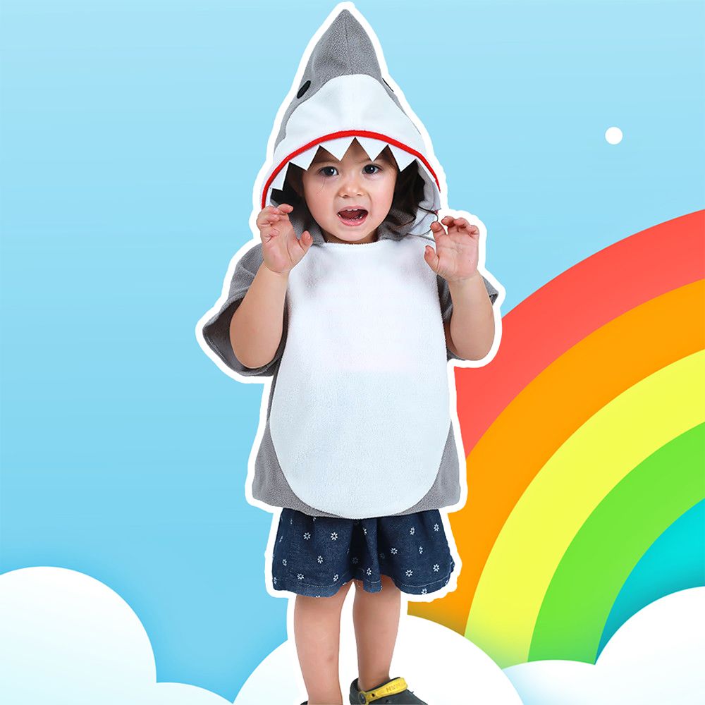 EraSpooky サメ フリース 子供用 サメ コスチューム ハロウィン 動物 衣装