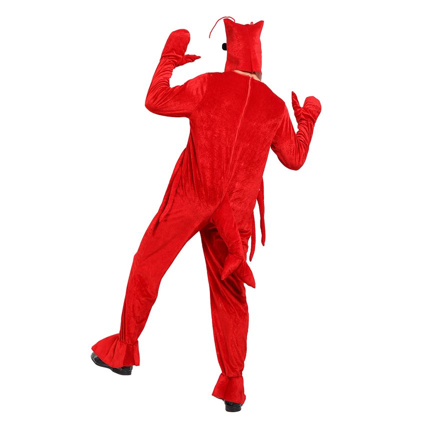 EraSpooky Adult s Lobster Halloween Costume Men Sea Animal Onesie