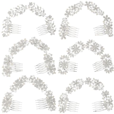 DP A-114 Strass-Gabelkammkette aus Legierung